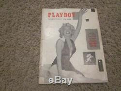 Décembre 1953 Original Playboy Magazine Marilyn Monroe Premier Numéro 100% Réel