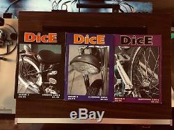 Dice Motorcycle Magazine Lot Numéro 1 # 2 # 3 2004 Chopper Bobber Mag