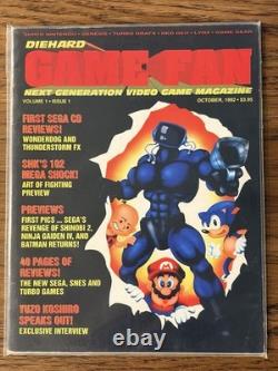 Diehard Gamefan Magazine Volume 1 Numéro 1 Octobre 1992 Premier Numéro ! Magnifique