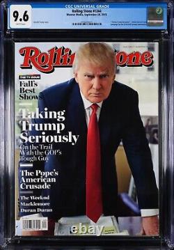 Donald Trump Rolling Stone 24 Septembre 2015 Magazine en Kiosque CGC 9.6 Top Pop