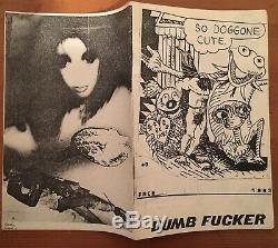 Dumb Fucker # 6 Original Magazine De Richard Kern Xerox 1983 David Wojnarowicz