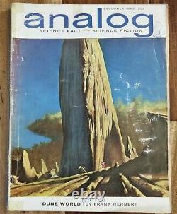 Dune Analog Science Fiction Pulp Lot Complete Set 8 Herbert 1963 1964 1965