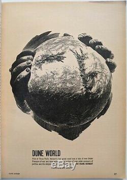 Dune Complete Set Frank Herbert Analog Science Fiction Vg + 1963 64 65 76