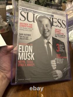 ELON MUSK Succès avec CD 2013 MINT NEUF SCELLÉ RARE Prêt pour CGC 1re couverture