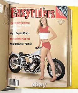 Easyriders Magazine 1986 Année Complète 12 Numéro Lot In Vtg Private Stash Binder