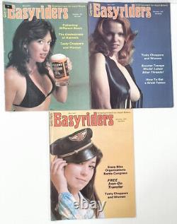 Easyriders Magazine Lot 1972-1975 23 Numéros Avec David Mann Centerfolds
