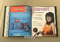 Easyriders Magazine Original #1 Premier Numéro + 1971-1972 Complet + Binder