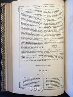 Edgar Allan Poe Poem-1e Édition, Vols. II & Iii, The Union Magazine, 1848