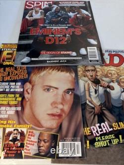 Eminem Lot de 3 Magazines Vintage 2000-01 Rares Édition de Collection MAD Spin
