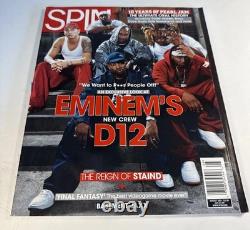Eminem Lot de 3 Magazines Vintage 2000-01 Rares Édition de Collection MAD Spin
