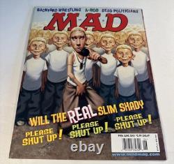 Eminem Lot de 3 Magazines Vintage 2000-01 Rares Édition de Collection MAD Spin