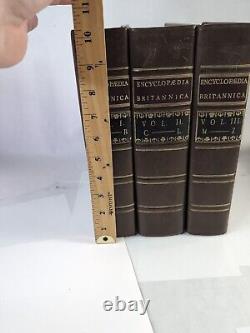 Encyclopédie Britannica Première Édition Coffret 1768-1771 3 Volumes Réplique en Fac-similé