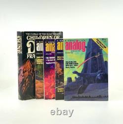 Enfants de Dune Frank Herbert Première Édition 1ère Impression & Ensemble de Magazine Analog