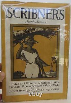 Ernest Hemingway / Les Tueurs dans Scribner's Magazine 1ère Édition 1927 #2405423