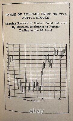 Études de spéculation boursière de 1925 - 2ème édition rare du Magazine de Wall Street