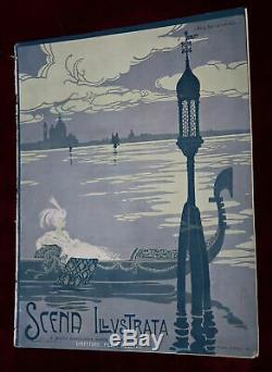 Exrare 4 X 1915 Orig Scena Illustrata Magazines Art Nouveau Art Déco Amazing