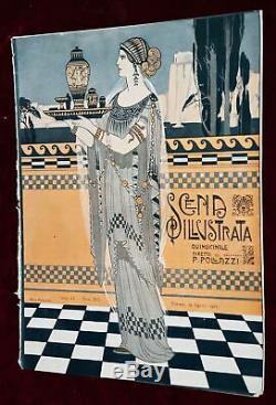 Exrare 4 X 1915 Orig Scena Illustrata Magazines Art Nouveau Art Déco Amazing