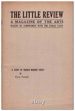 Ezra Pound-Margaret Anderson-Jane Heap-THE LITTLE REVIEW-FÉV. 1918-TRÈS BON+