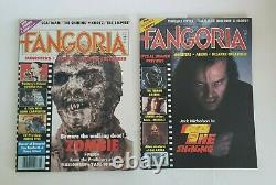 Fangoria Magazine 1 -10 Rare Vintage 1980 Excellent État