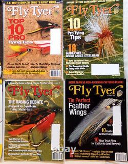 Fly Fisherman & Tyer Magazine Lot 20x Pêche En Eau Douce Tying Flies Truite De La Rivière