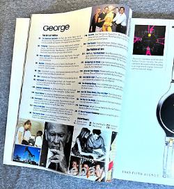 GEORGE MAGAZINE #1 JFK Jr 1995 Numéro d'Inauguration Couverture de Cindy Crawford