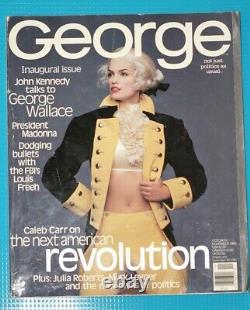George Inaugural Magazine Oct-nov 1995, Jfk, Jr Rédacteur En Chef
