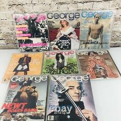 George Magazine Jfk Kennedy Jr Février 1997 Trump Gates 1995-2001 57 Numéro Lot