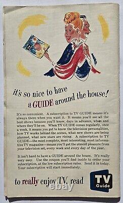 Guide TV #1 Première édition nationale avril 1953 Le bébé de Lucy à 50 000 000 $ pas d'étiquette