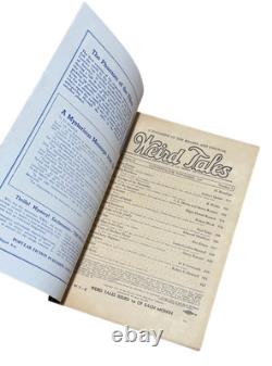 H P Lovecraft, Farnsworth et Wright / Weird Tales Vol 30 No 5 Novembre 1937 1ère
