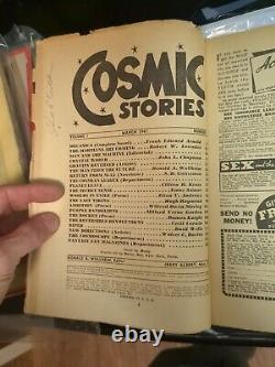 HISTOIRES COSMIQUES PULP #1 AVRIL 1941 ISAAC ASIMOV Signé par DONALD A WOLLHEIM