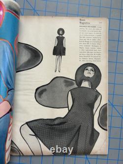Harper's Bazaar avril 1965 Jean Shrimpton Donyale Luna Richard Avedon Op Art