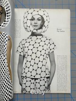 Harper's Bazaar avril 1965 Jean Shrimpton Donyale Luna Richard Avedon Op Art