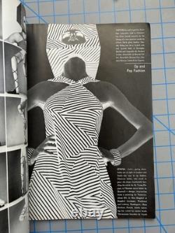 Harper's Bazaar avril 1965 Jean Shrimpton Donyale Luna Richard Avedon Op Art