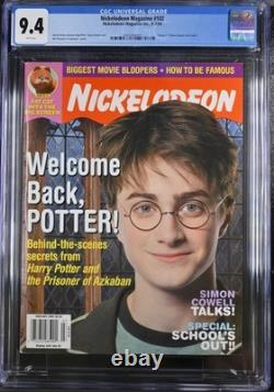 Harry Potter Couverture Rare Nickelodeon Mag 2004 Pop 1 Kiosque Azkaban Cgc 9.4