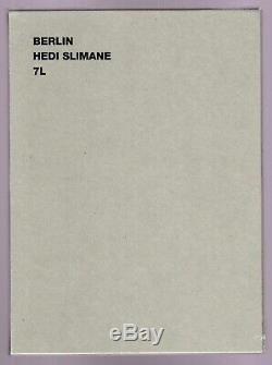 Hedi Slimane Berlin Livre 7l, 1ère Édition 2003 Scellé Dans L'original Shrinkwrap