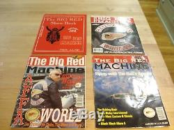 Hells Angels Windsor Les Grands Magazines De La Machine Rouge N ° 1 À 4 Estampillés Par Ted Rare