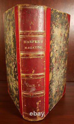 Herman Melville / Moby Dick Revue mensuelle Harper's Nouvelle Édition 1ère édition 1851