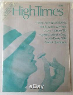 High Times Magazine 1974 Premier Edition Edition Collector Numéro 1