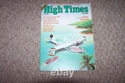 High Times Magazine #2 Vintage Automne 1974 Special Harvest Edition Collectors Numéro