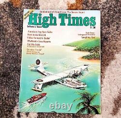High Times Magazine Premier Set First 3 Numéros