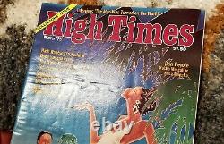 High Times Magazine Premier Set First 3 Numéros
