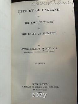 Histoire de l'Angleterre de la chute de Wolsey à la mort d'Elizabeth en 12 livres