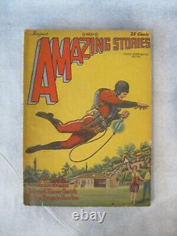 Histoires Étonnantes Vol 3 #5 1928 1er Buck Rogers Pulp Magazine Philip Nowlan Illus