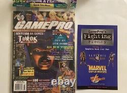 Huge 1993-2001 Gamepro Magazine Lot De 38! Couvertures Et Inserts Incroyablement Rares