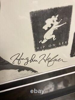 Hugh Hefner A Signé Playboy Reprint 1ère Édition