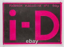 I-d Magazine Premier Numéro No. 1 1980 ID Terry Jones Droit Vers Le Haut Skinheads Punk Mod