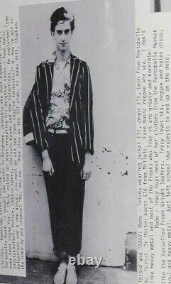 I-d Magazine Premier Numéro No. 1 1980 ID Terry Jones Droit Vers Le Haut Skinheads Punk Mod