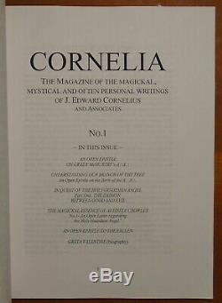 J. Edward Cornelius Signe Cornelia Magazine 20 Numéros Crowley Aleister