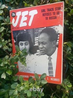 JET Magazine 31 juillet 1958 Ce que NKRUMAH pense des Noirs américains + autres articles