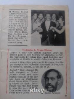 JET Magazine 31 juillet 1958 Ce que NKRUMAH pense des Noirs américains + autres articles